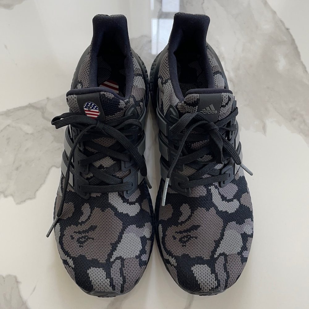 Adidas Ultra Boost 4.0 Bape, Camo Black, 8.5